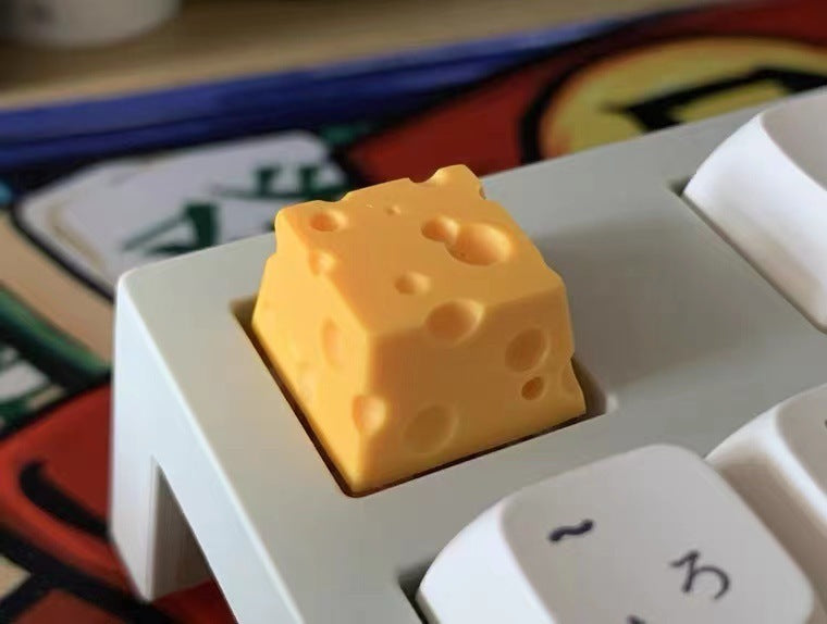 Cute Personality Resin Cheese Keycaps
