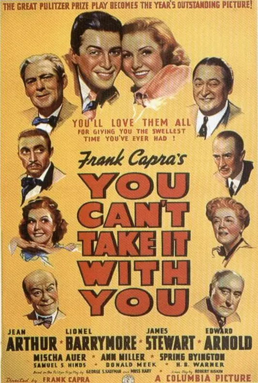 The world needs a dose of optimism - 'You Can't Take It with You'