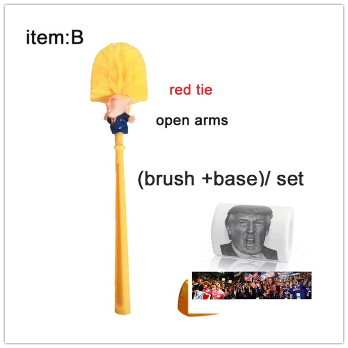 Trump Toilet Brush - Political Satire Gag Gift