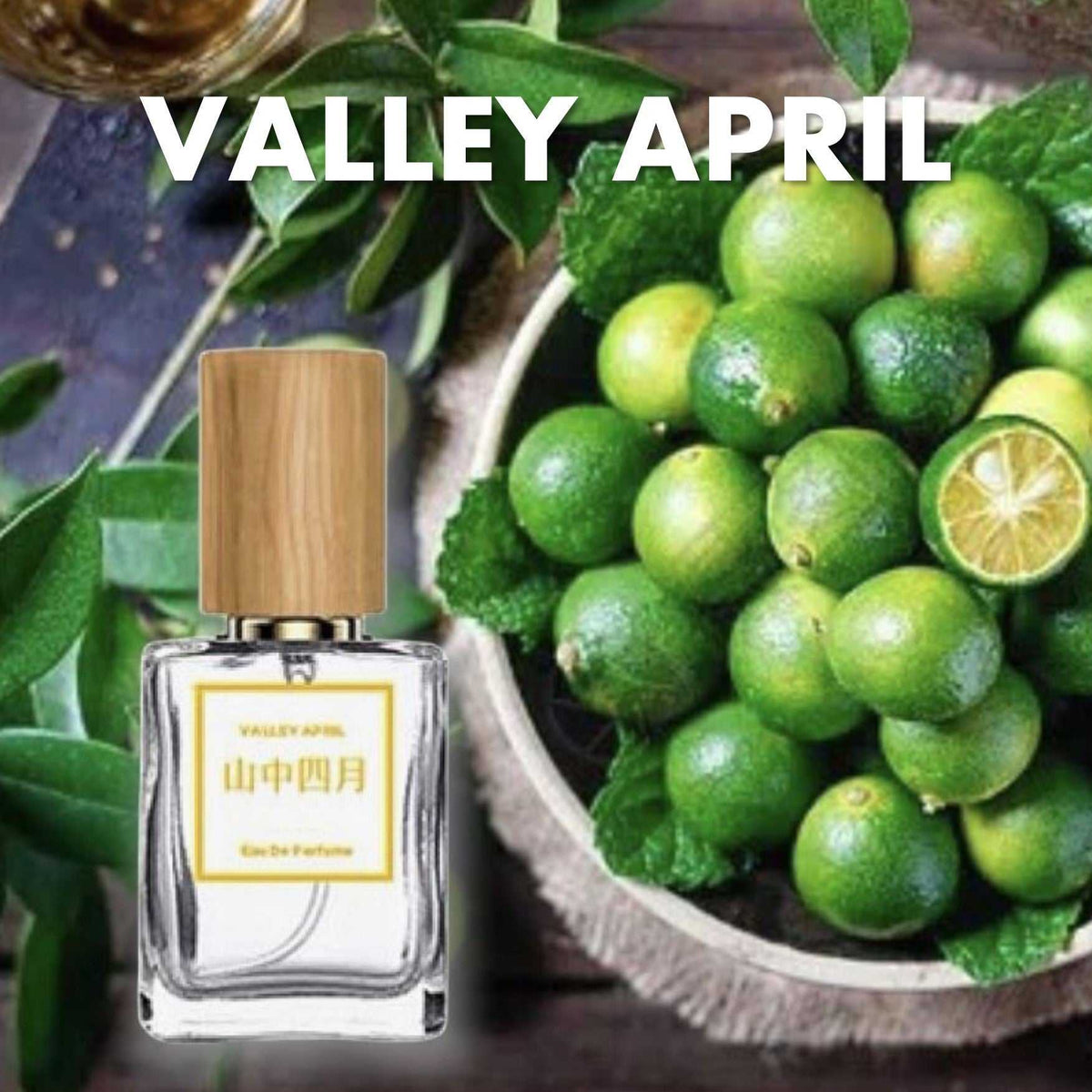 Valley April Little Orange perfume — citrus and jasmine niche scent from Yunnan, China, 15ML travel size