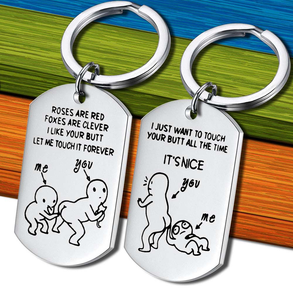 Stainless Steel Dog Tag with Funny Sayings